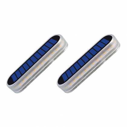 Solar-Powered LED Anti-Collision Flash Warning Lamp for Car Door Safety