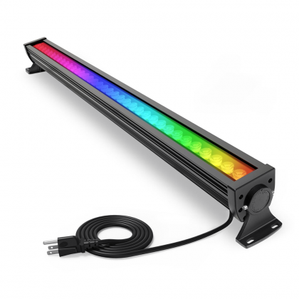 Professional DMX RGB Linear LED Wall Washer | IP66 Waterproof Architectural Lighting