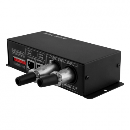 Professional 8-Way DMX512 Signal Splitter & Amplifier