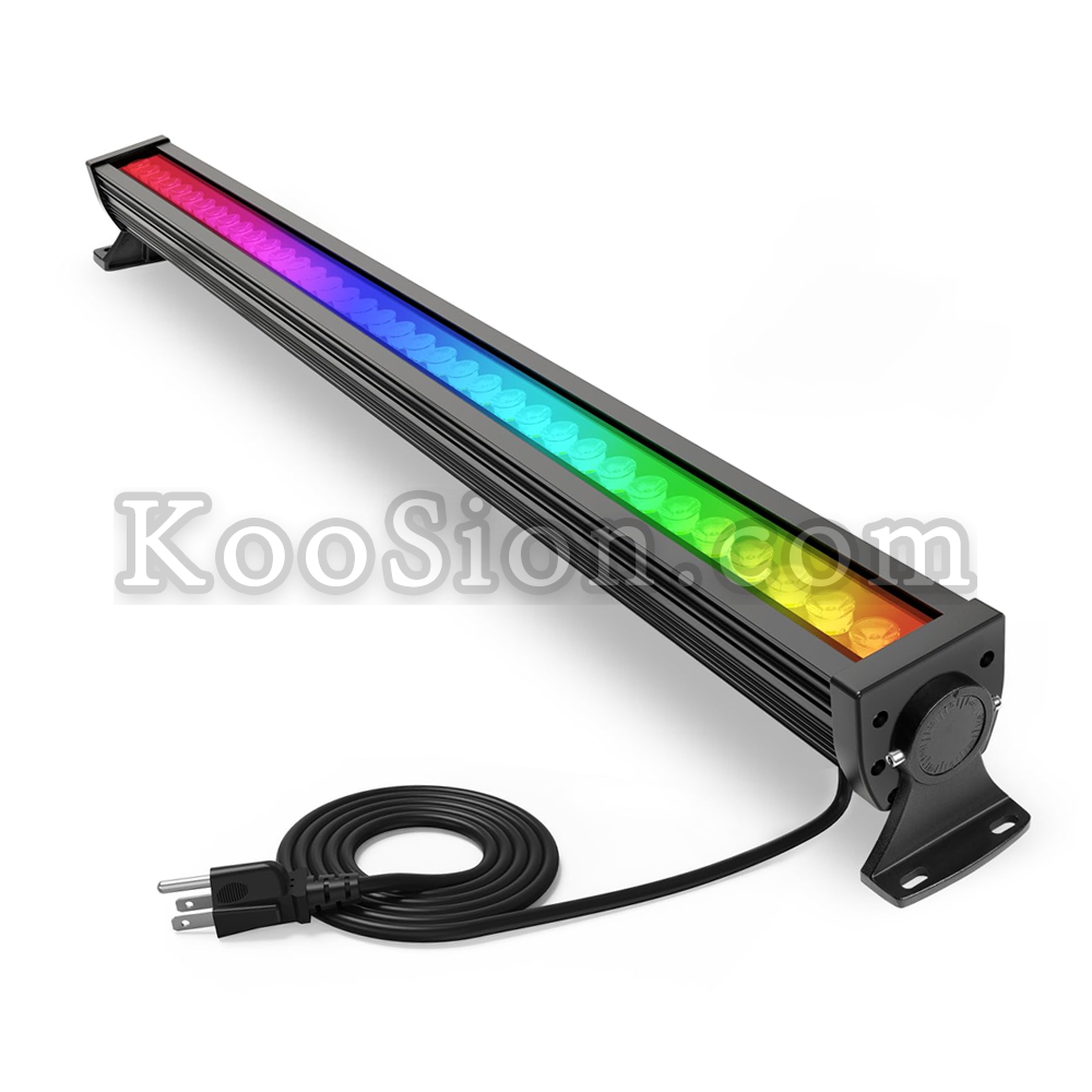 KooSion Professional DMX RGB Linear LED Wall Washer IP66